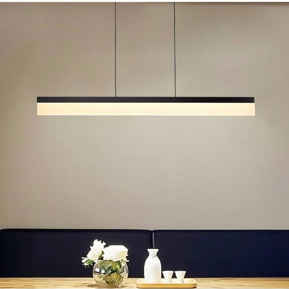 NEW Tubicen Black Modern LED Pendant Light‎ Dimmable Adjustable Height